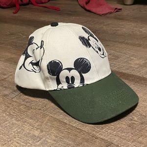 Green Mickey Mouse hat